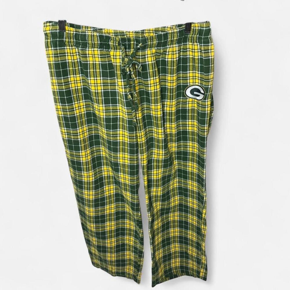NFL Team Apparel: Green Bay Packers Women's Flannel Pajama Pants Size XL